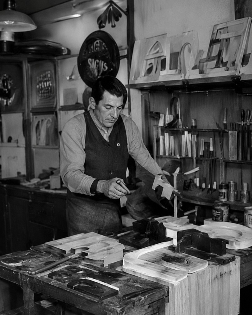 Traditional sign craftsmanship — the roots of our trade
