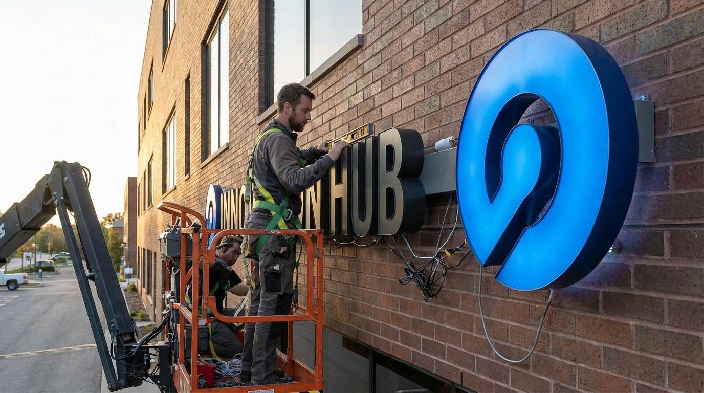 3D Illuminated Logos — Manchester Signs Centre