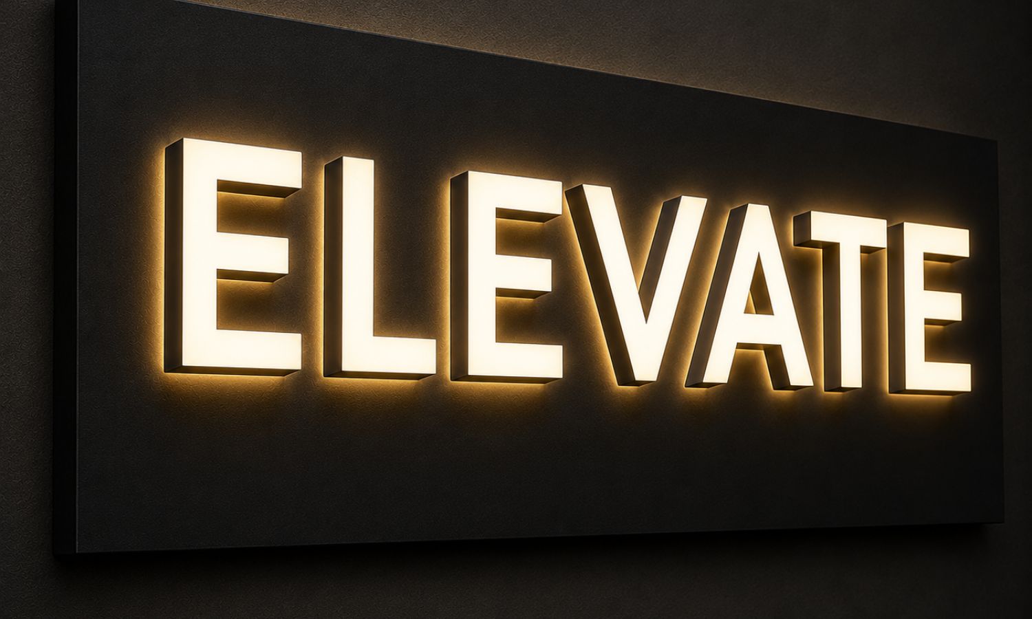 Built-Up Backlit Letters detail 1 — Manchester Signs Centre