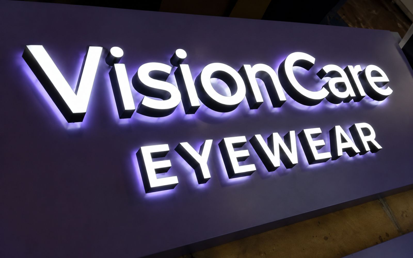 Built-Up Backlit Letters project example — Manchester Signs Centre