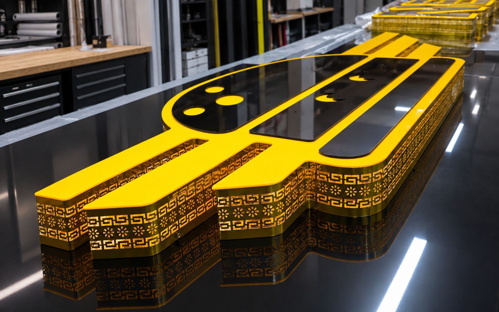 3D Illuminated Logos project example — Manchester Signs Centre