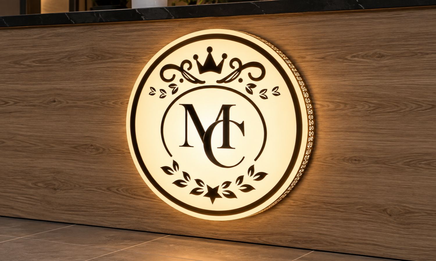 3D Illuminated Logos detail 1 — Manchester Signs Centre