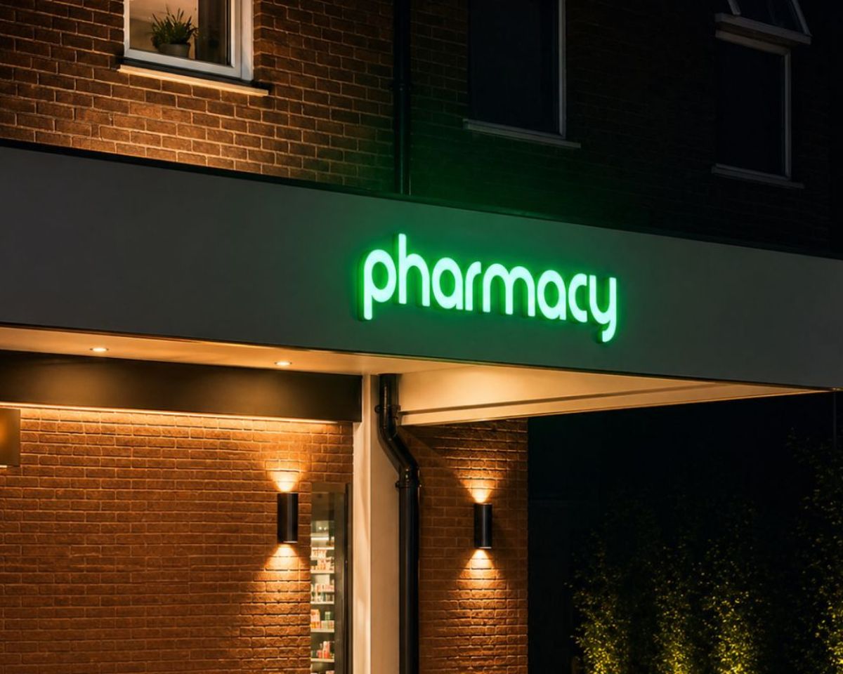 Healthcare Projects example 3 — Manchester Signs Centre