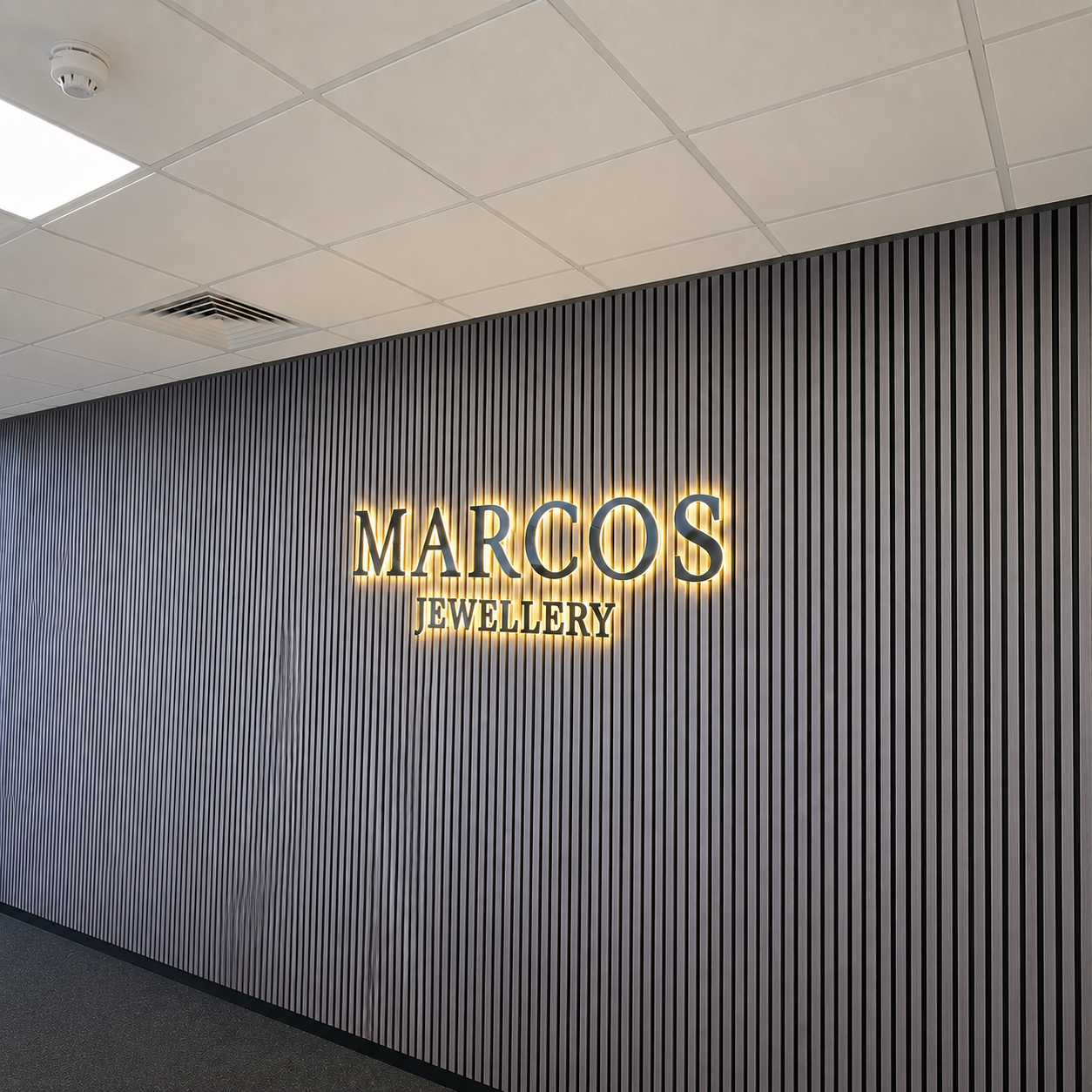 Reception Sign Projects example 3 — Manchester Signs Centre