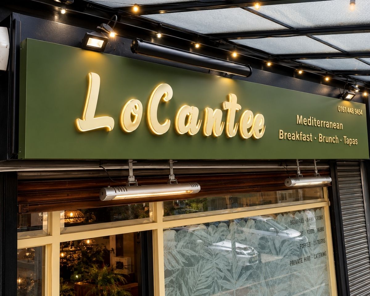 Halo-Lit Fascia Projects example 2 — Manchester Signs Centre