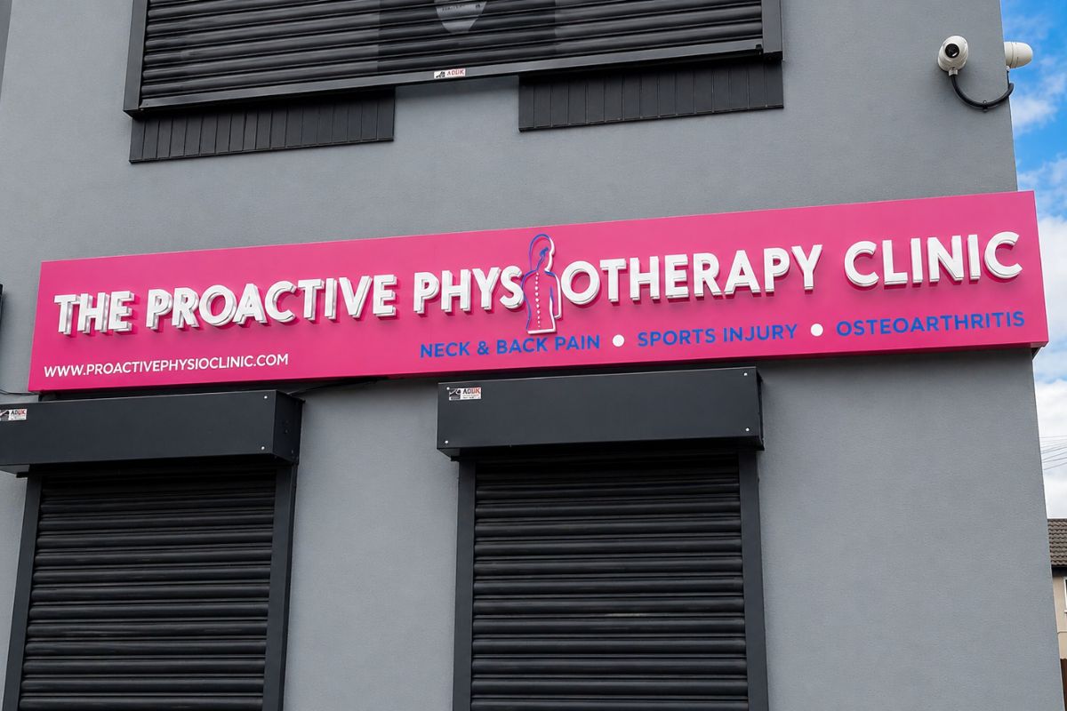 Healthcare Projects example 2 — Manchester Signs Centre