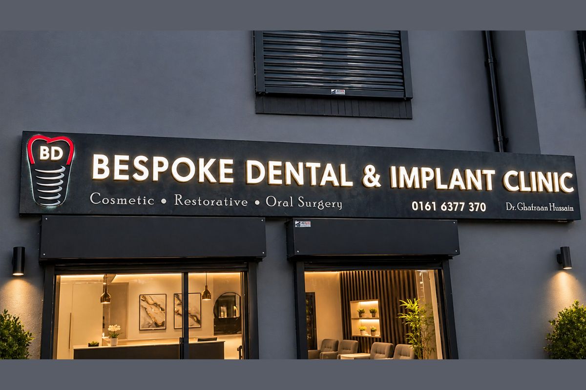 Medical & Dental Signage Patients Trust detail 2 — Manchester Signs Centre