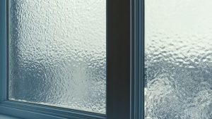 (In the image a window frosting design can be seen enhancing privacy and showcasing a stylish look)
