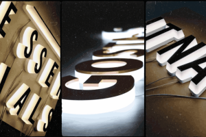 (This image represents different 3D Acrylic letters)