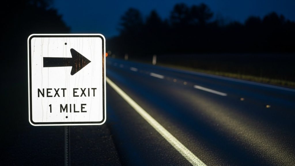 (Reflective Signage: Enhancing Visibility with Retroreflection)
night visibility signage